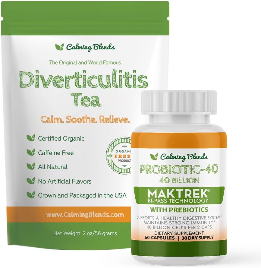 Digestive Support Tea & Probiotic Supplement for Gut Health