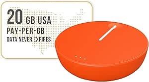 Solis Lite Portable WiFi Hotspot with 20 GB USA Data Plan