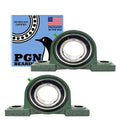 PGN UCP213-40 Pillow Block Bearing - 2 Pack Self Aligning 2 1/2 in