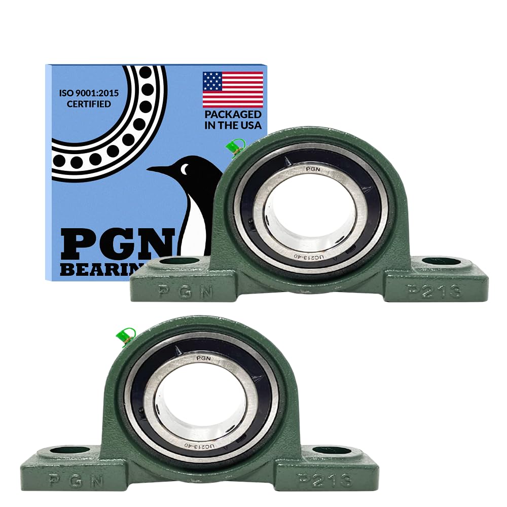 PGN UCP213-40 Pillow Block Bearings - Durable Chrome Steel Design