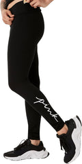 PINK Cotton High Waisted Leggings for Women - Comfortable Everyday Fit