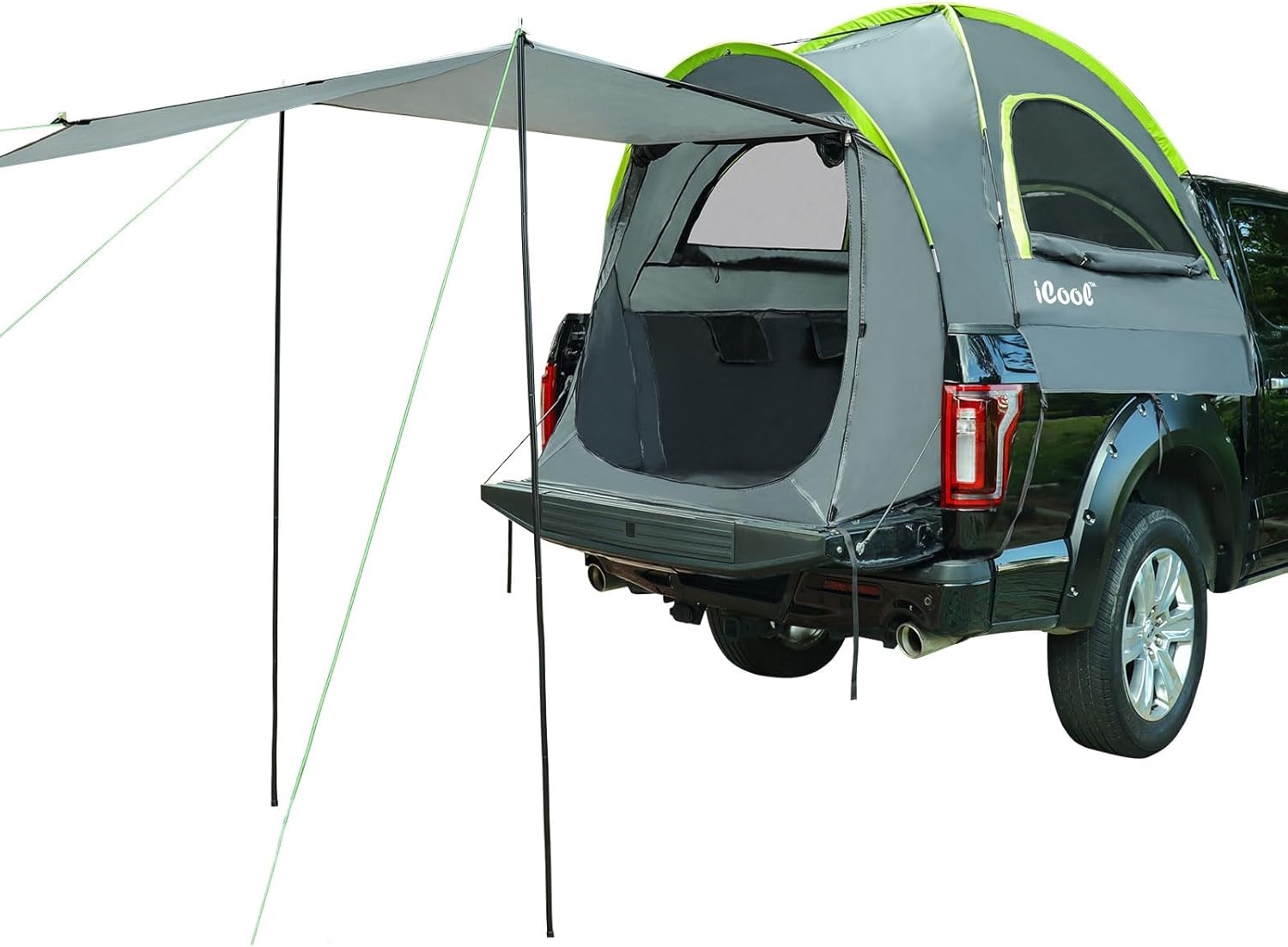 iCool Waterproof Truck Bed Tent with Sun Shelter