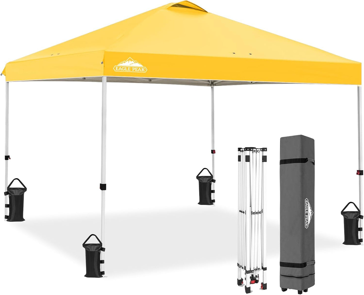 EAGLE PEAK Pop Up Canopy Tent for Easy Outdoor Setup