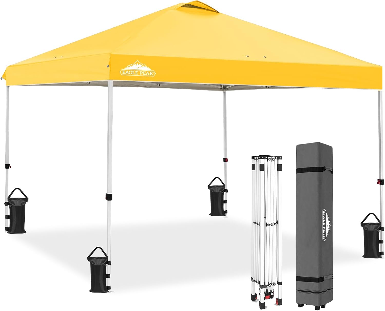 EAGLE PEAK Pop Up Canopy Tent for Easy Outdoor Setup