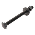 1/2 in x 6 in Black Carriage Bolt Kit - Durable Exterior Hardware