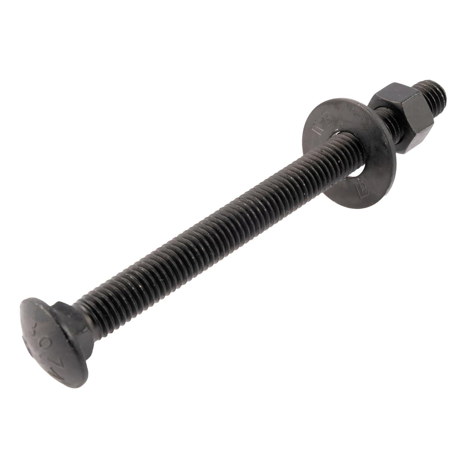 3/8 x 5 Black Carriage Bolt Kit for Heavy Duty Applications