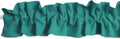 Solid Poplin Sleeve Topper Window Valance - Green Teal 144in
