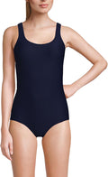 Women's Chlorine Resistant Soft Cup Tugless One-Piece Swimsuit