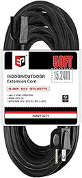 EP 50 Ft Outdoor Extension Cord - Heavy Duty Power Cable
