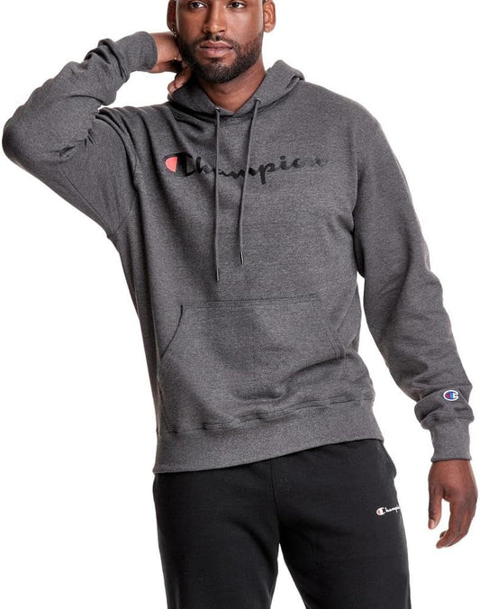 Champion Men's Powerblend Fleece Hoodie for Comfort and Style
