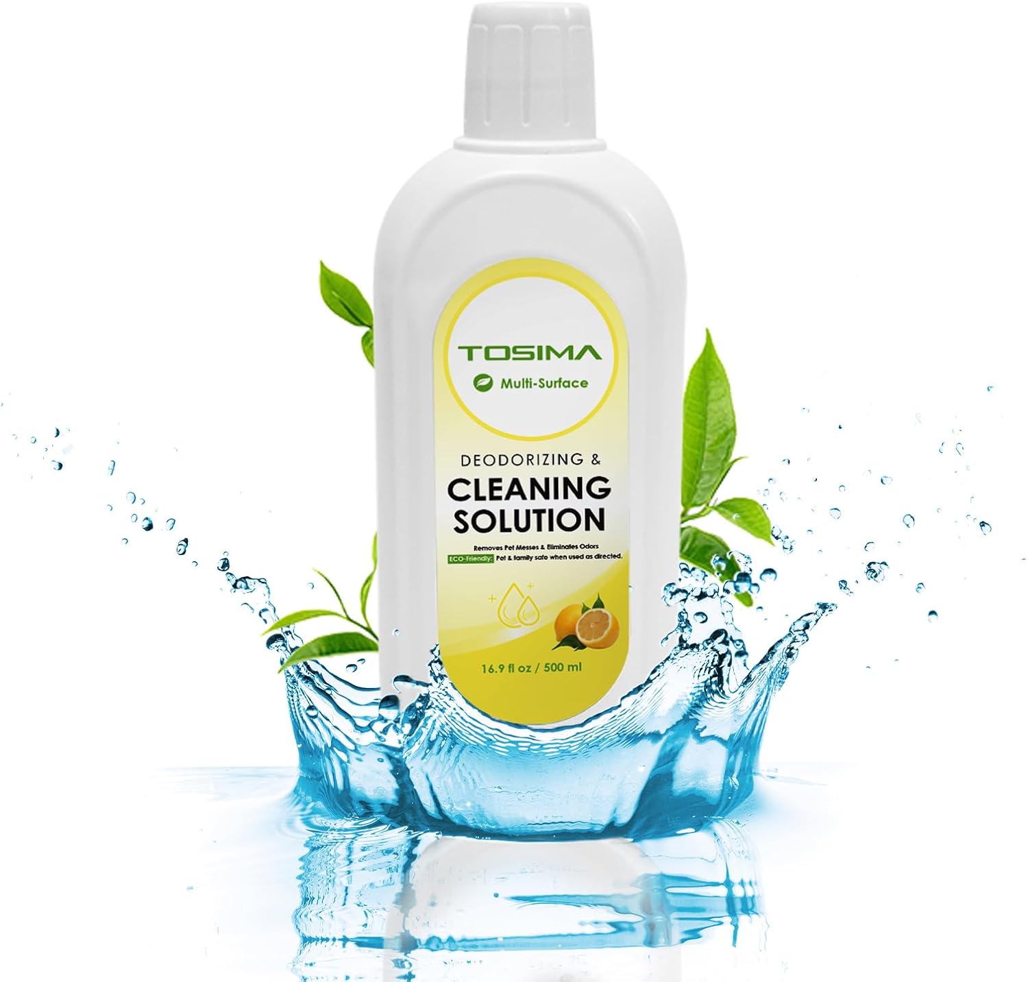 Tosima 16.9oz Lemon Floor Cleaner for Robot Vacuums