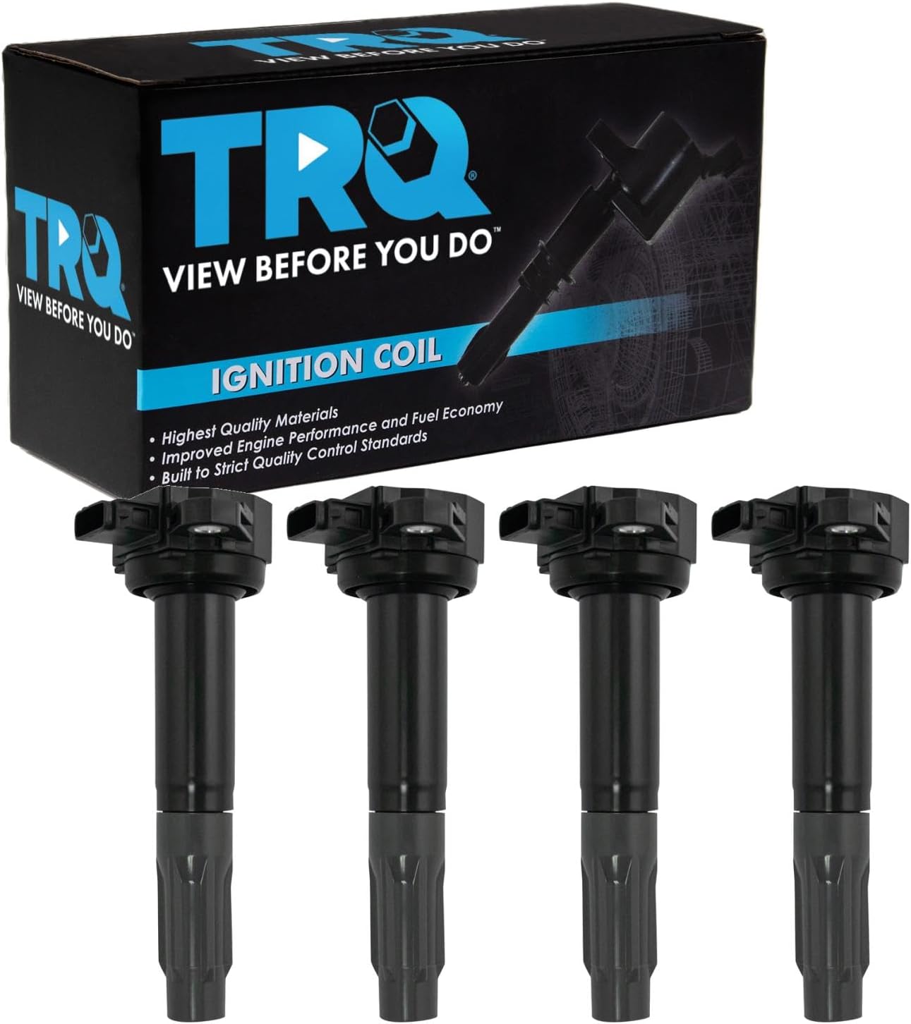 TRQ Ignition Coil Set for 2010-2012 Subaru Legacy Outback