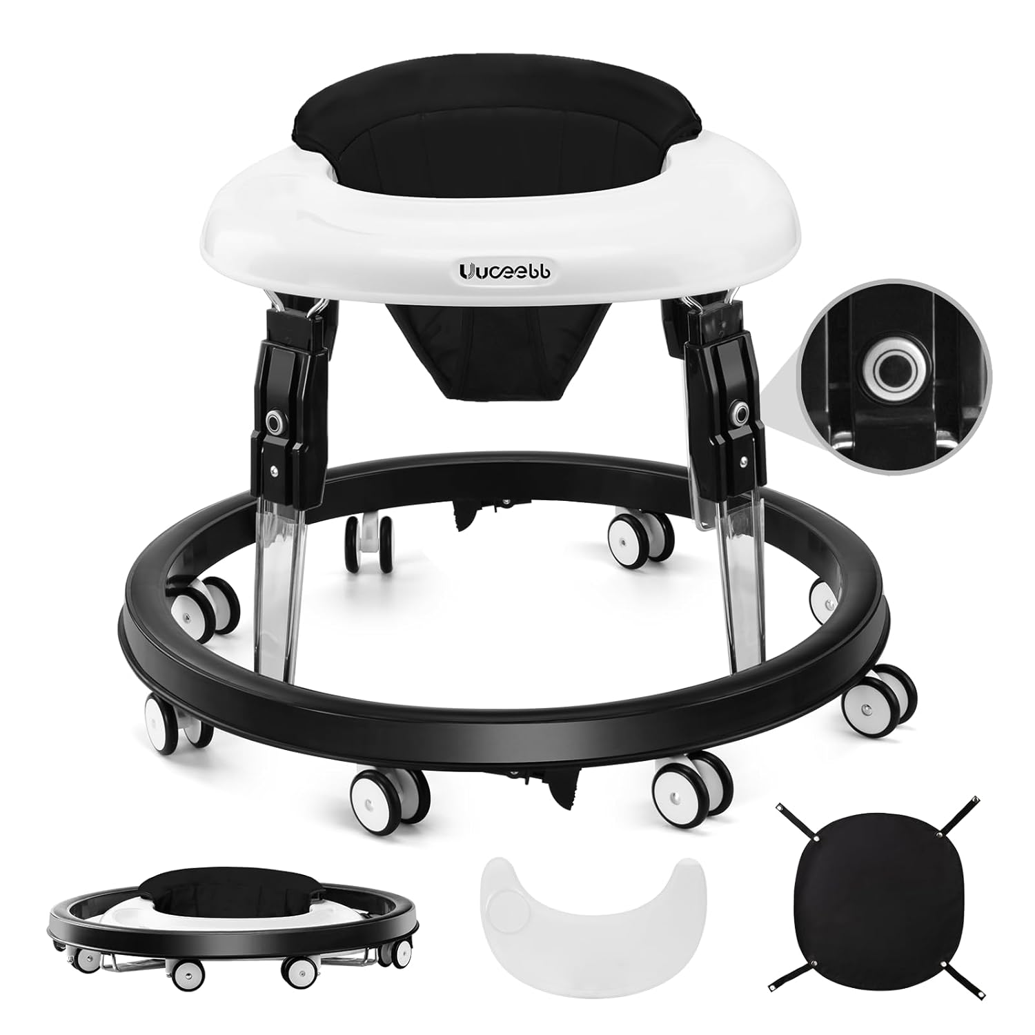 Foldable Adjustable Baby Walker - Safe & Easy! 