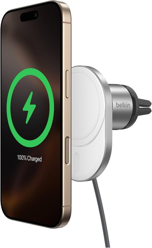 Belkin MagSafe-Compatible Wireless Car Charger for Fast Charging