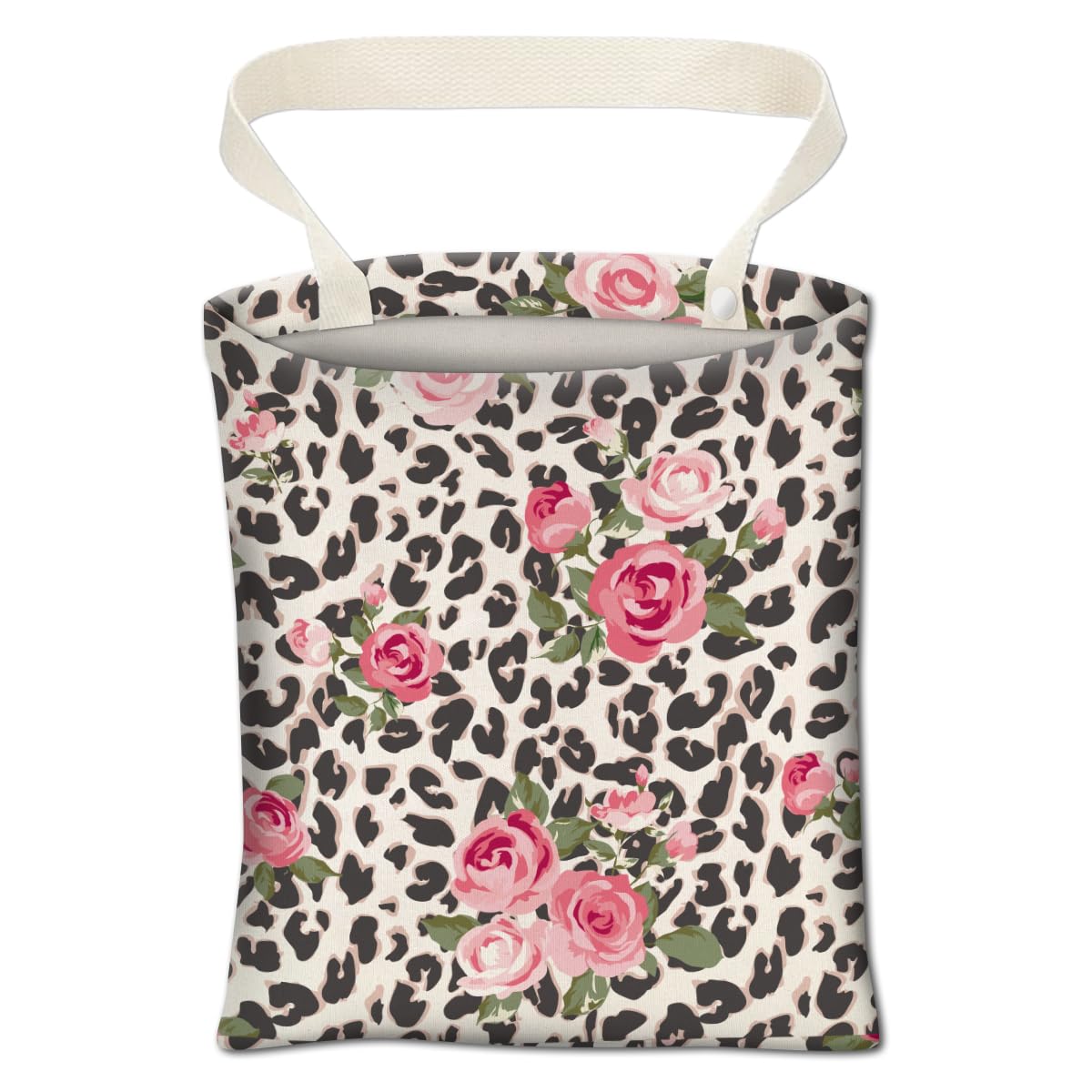 Pink Leopard Car Trash Can - Organize in Style!