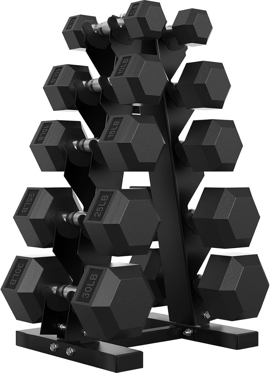 Hex Dumbbell Sets with Rack for Ultimate Strength Training