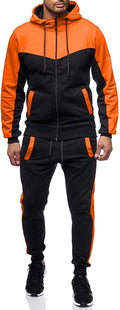 Men's Marine Royal Full Zip Tracksuit Set - All-Season Comfort