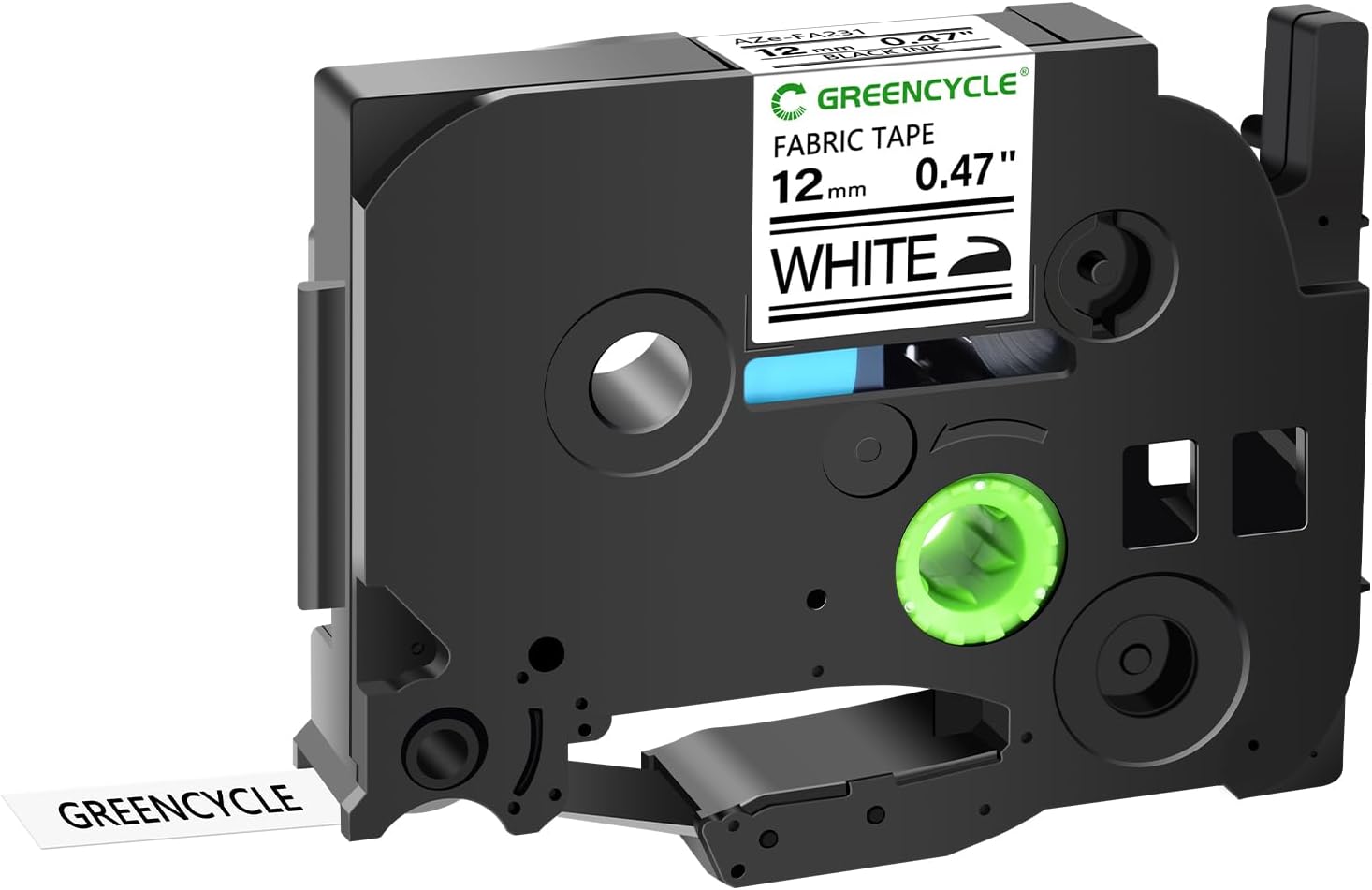 GREENCYCLE Compatible TZe-FA231 Iron-on Fabric Label Tape