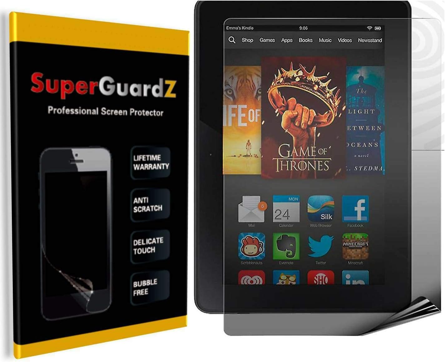 Fire HD 8 Kids Screen Protector - Privacy Anti-Spy Anti-Scratch