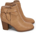 PiePieBuy Women's Tie Knot Chelsea Pump Ankle Boots - Comfortable