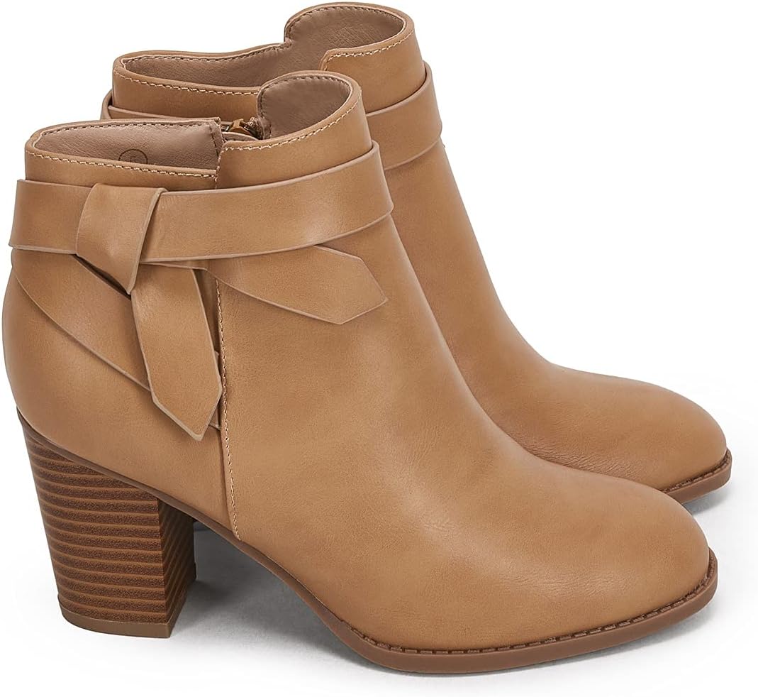 Stylish Women's Tie Knot Chelsea Pump Ankle Boots for All Occasions