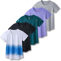 Women's Dry Fit Short Sleeve T Shirts 5 Pack - Workout Essentials
