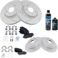 TRQ Performance Brake Pad & Rotor Kit for Honda Odyssey 2011-2014