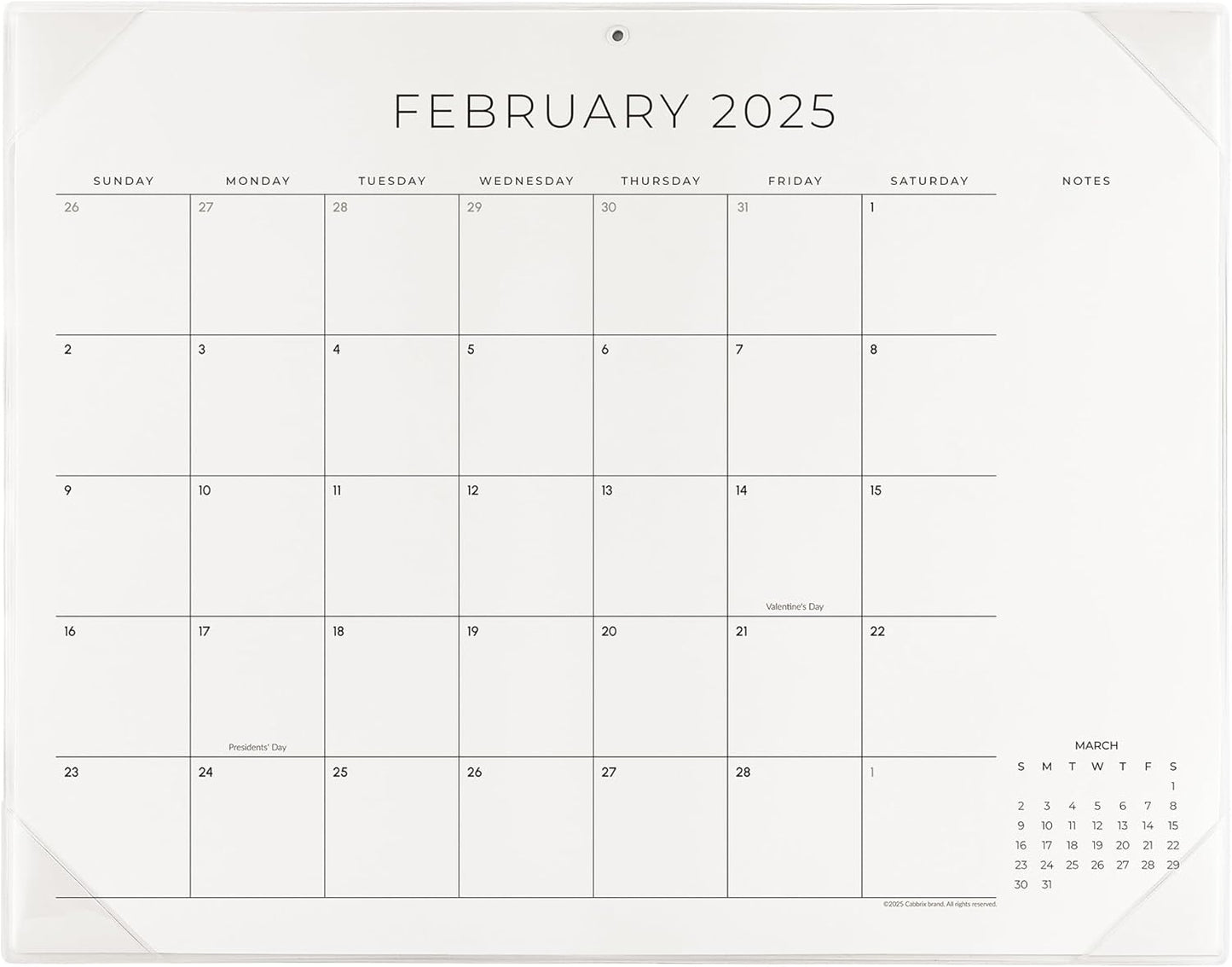Cabbrix 2025-2026 Large Desk Calendar & Mat: Simplify Your Schedule Now!