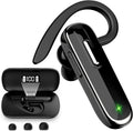 Bluetooth Earpiece with 96H Playtime - Single Ear Wireless Headset