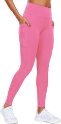 High Waist Workout Pant for Women Yoga Leggings/Capri Pockets - Tummy