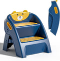 Folding Kids Step Stool for Bathroom and Potty Training - Stable