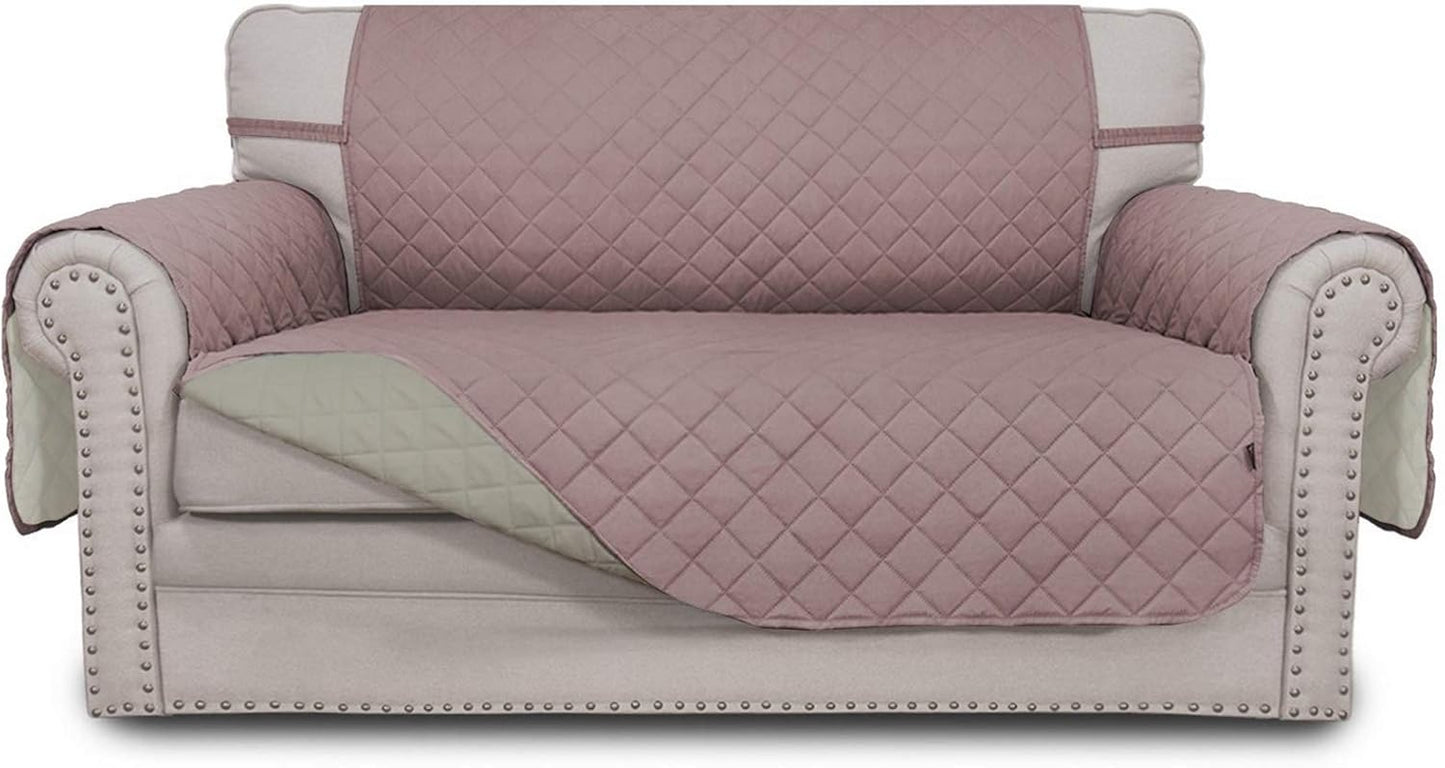 Easy-Going Reversible Loveseat Couch Cover for Pet Protection
