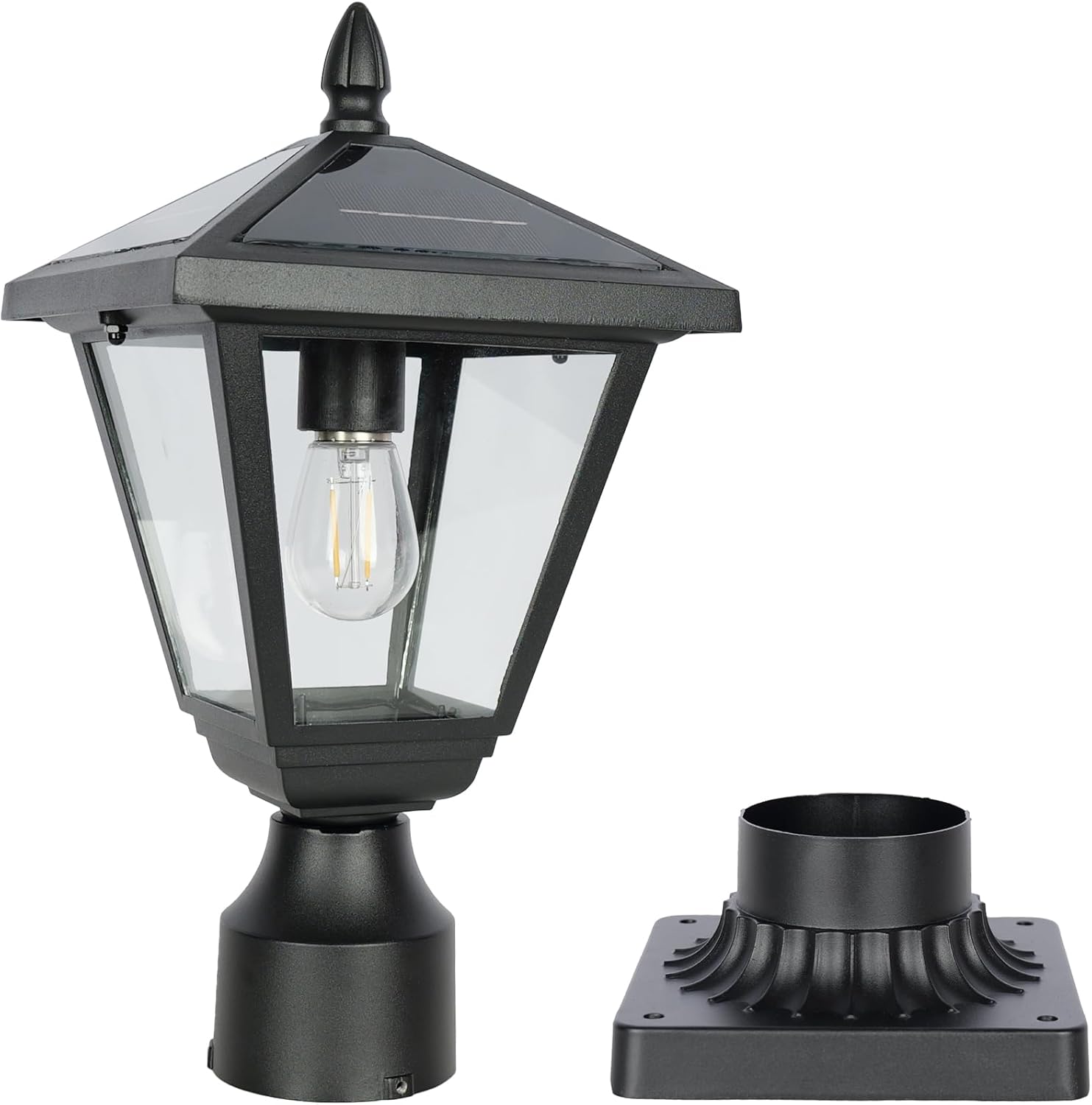 Solar Post Lamp Lights for Outdoor Use - Durable and Stylish
