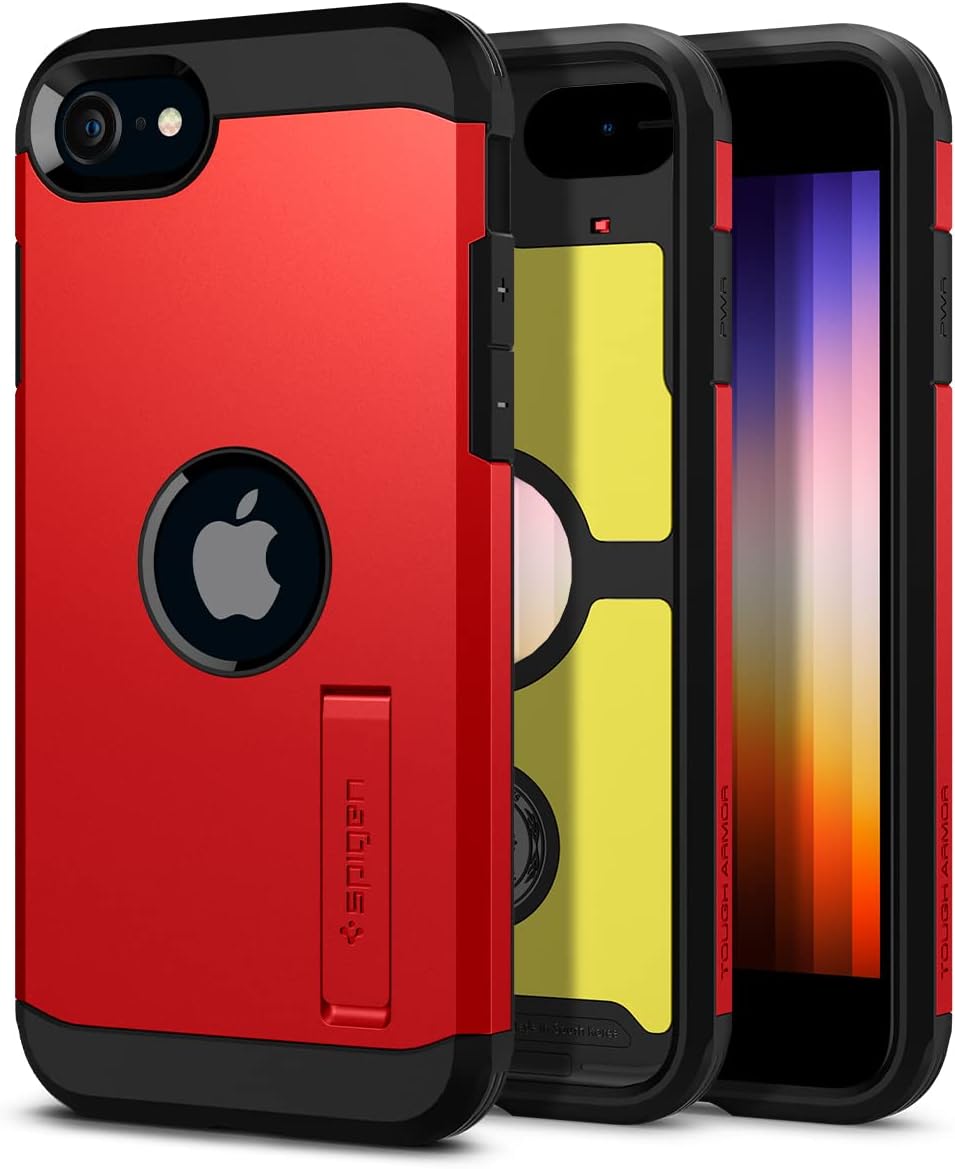 Spigen Tough Armor Case for iPhone SE 2022 and 2020 Models