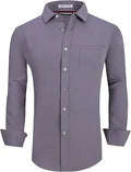 Alex Vando Mens Dress Shirt: Wrinkle Free & Stretch Fit