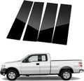 Pillar Posts Door Window Trim Glossy Black Stainless Steel - Sleek Fit