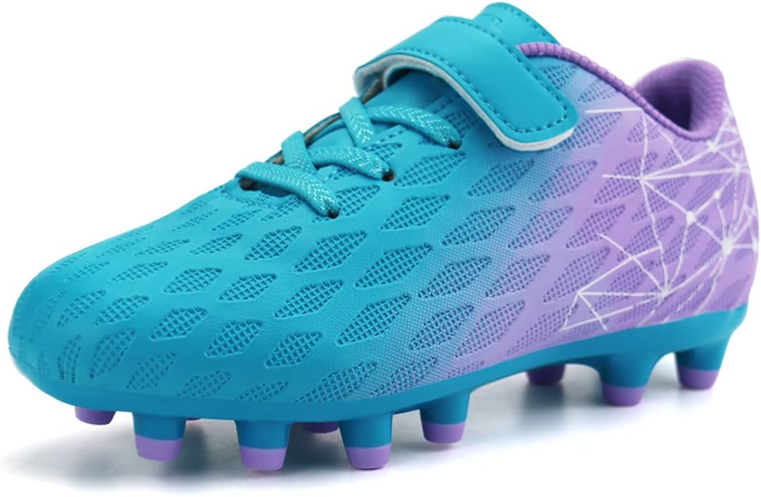 brooman Kids Firm Ground Soccer Cleats for Boys and Girls