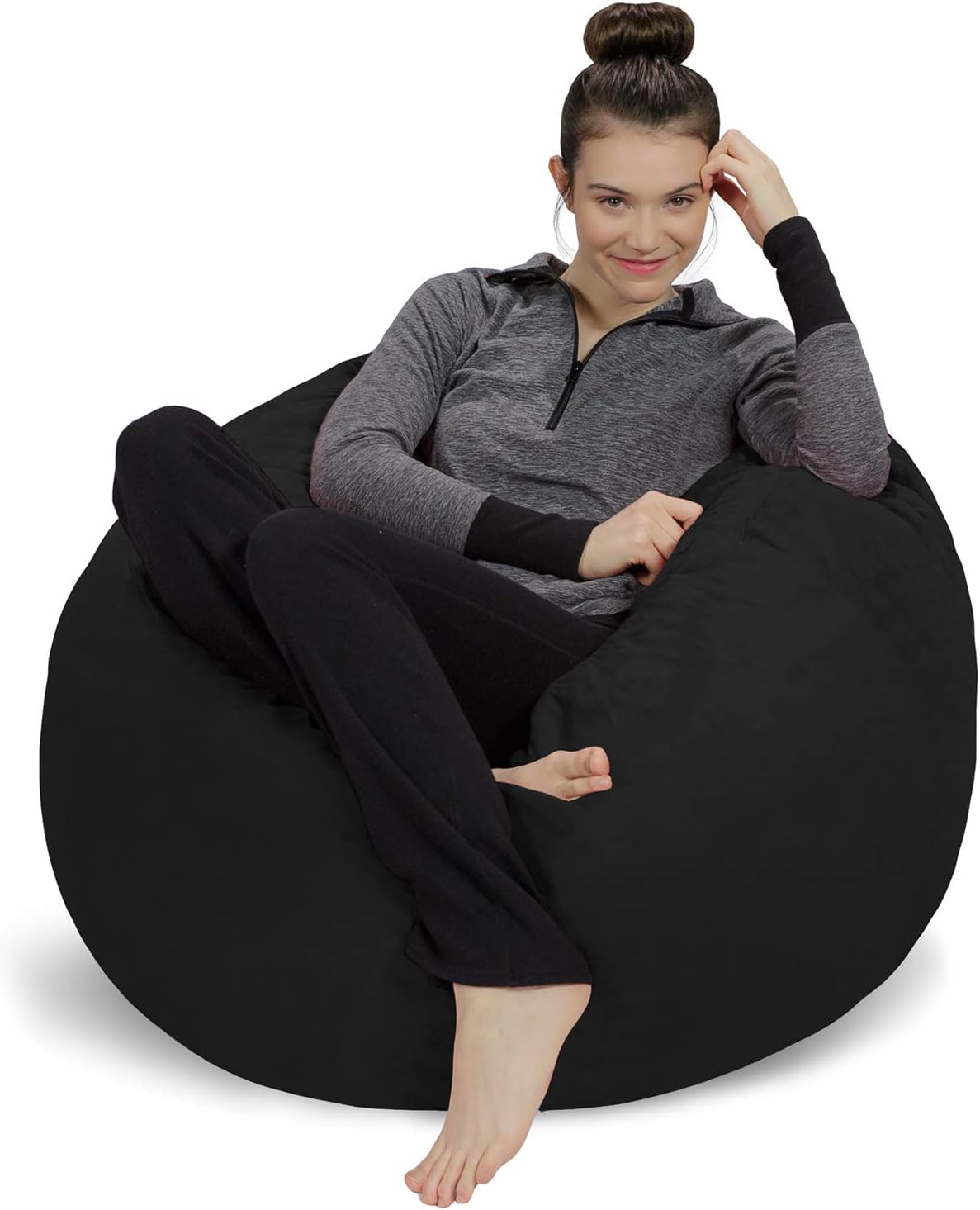 Plush Memory Foam Bean Bag Chair - Ultra Soft & Cozy