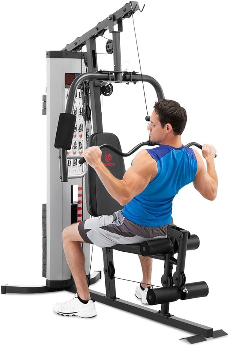 Marcy MWM-988 Multifunction Steel Home Gym with 150lb Stack