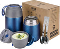 MAXSO 2 Pack Soup Thermo for Hot & Cold Food - Leak-Proof Insulated