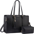 LOVEVOOK Laptop Bag for Women 17.3 in - Lightweight PU Tote