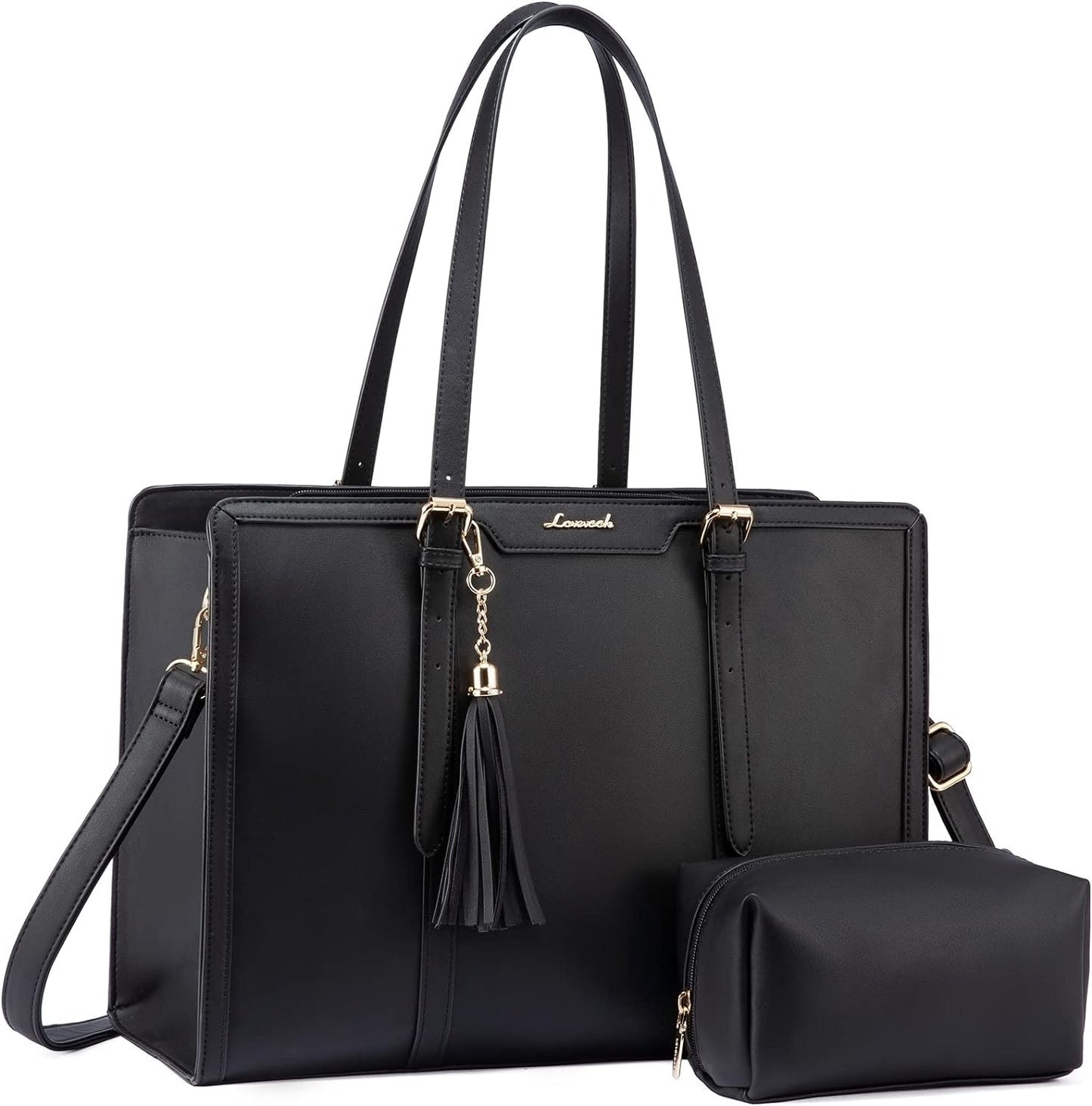 LOVEVOOK Laptop Bag for Women - Stylish 17.3 Inch Tote