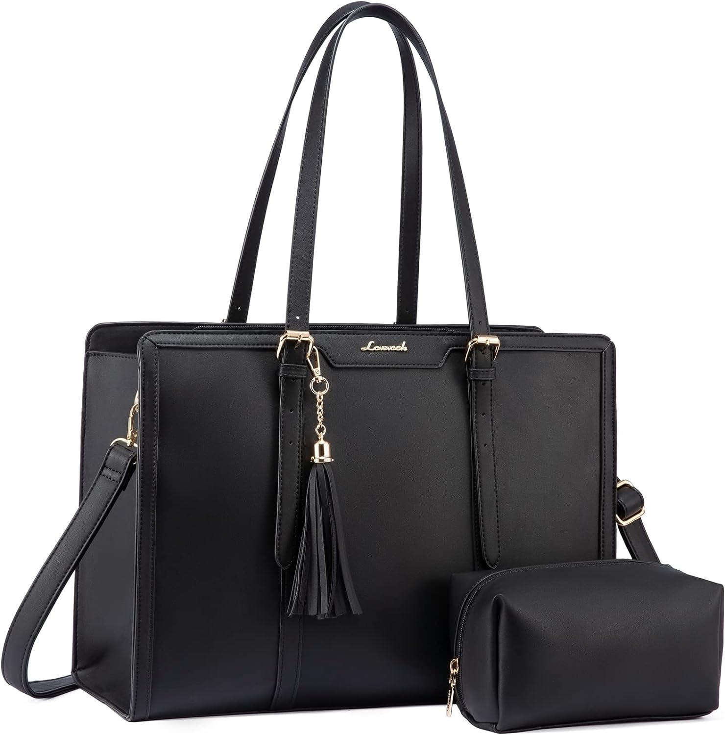 LOVEVOOK Laptop Bag for Women - Stylish 17.3 Inch Tote