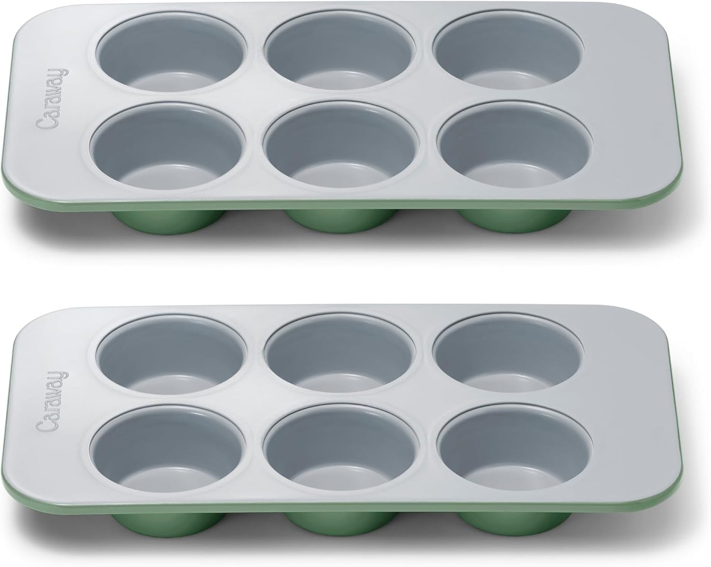 Caraway Nonstick Ceramic Muffin Pan Duo for Healthy Baking