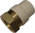 CPVC Transition Coupling 3/4 inch FNPT Pack of 25 for Plumbing