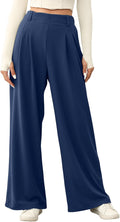 EVALESS Women's Wide Leg Palazzo Pants - Comfortable High Waist Pajama