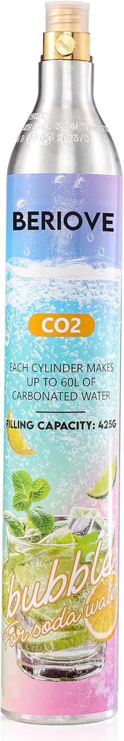 60L Durable CO2 Cartridges for Sparkling Drinks - BERIOVE
