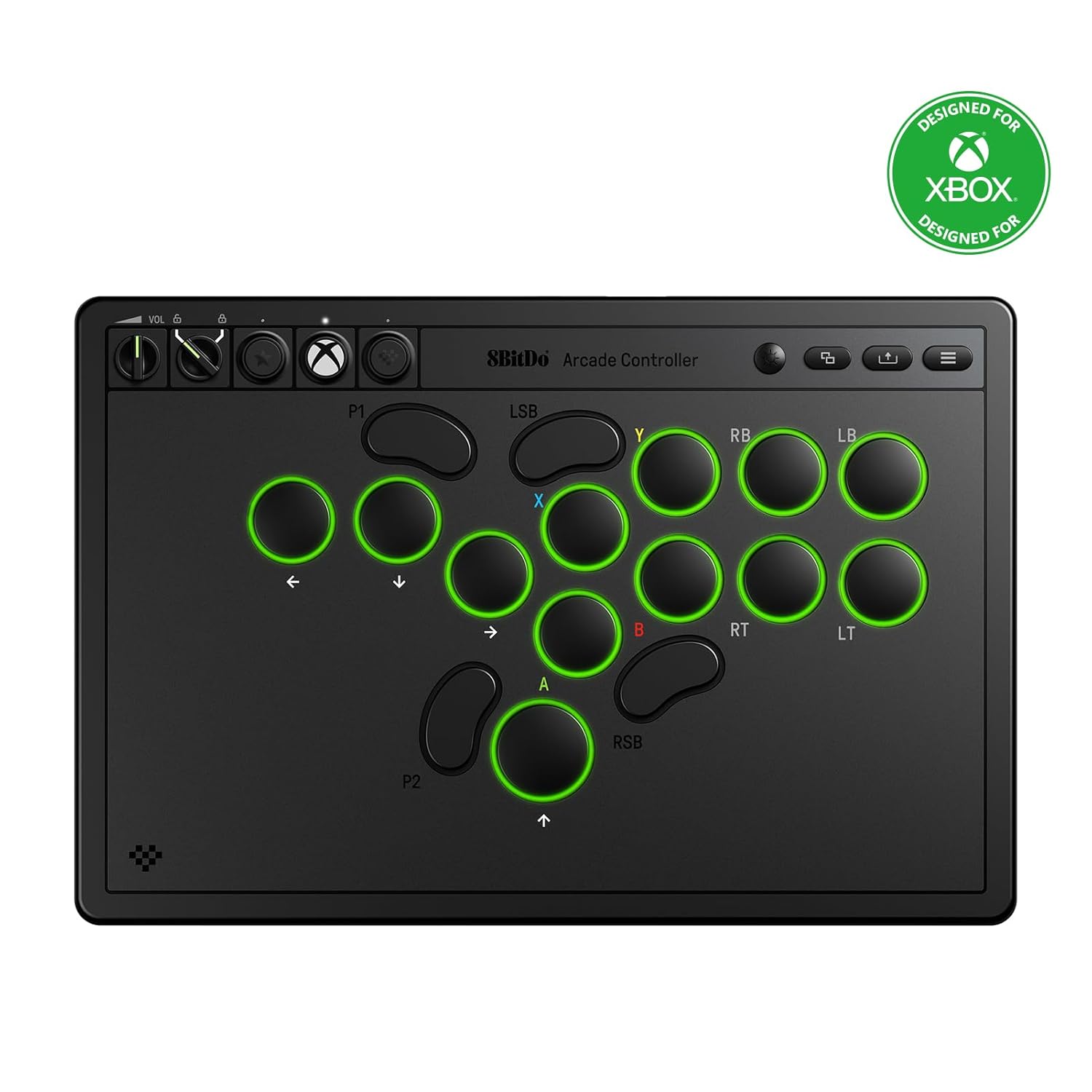 8BitDo All-Button Arcade Controller for Xbox Series X|S & PC