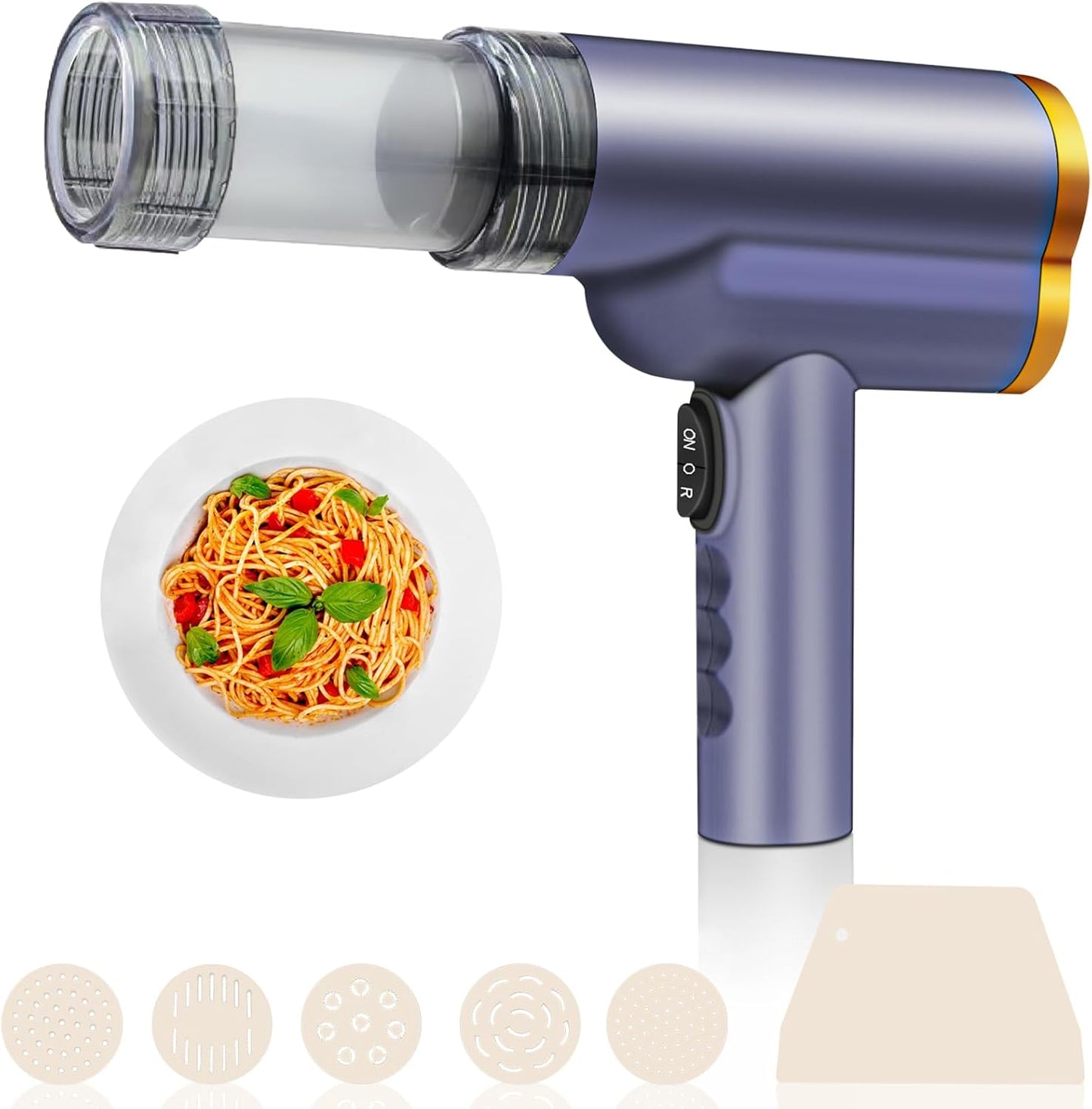 YK Siguoril Handheld Electric Pasta Maker - Effortless Noodle Making