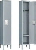 Yizosh Metal Employee Locker 1 Door (Tall Steel Storage)